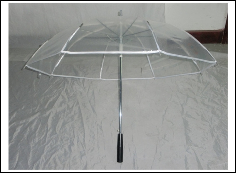 Transparent pvc/poe led umbrella light with remote control