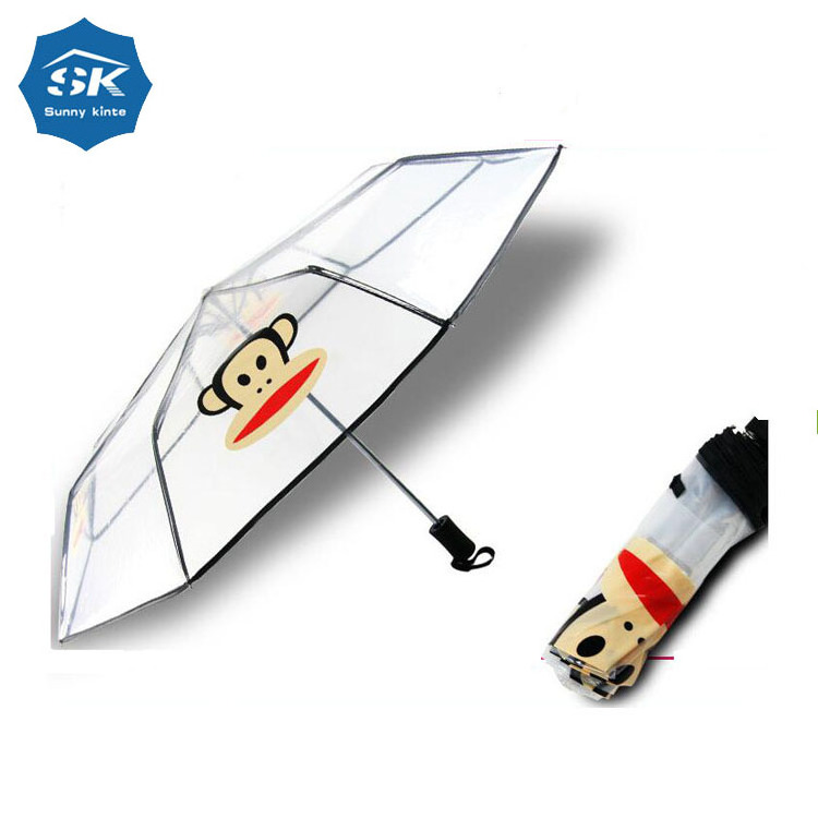 Wholesale cheaper fold clear rain umbrella for vending machine