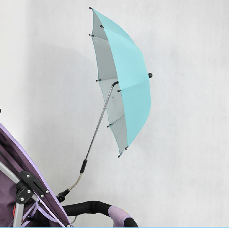 Popular 16 inch small size UV protected baby car stroller umbrella