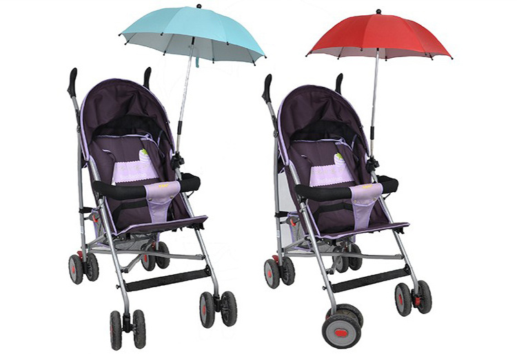 Popular 16 inch small size UV protected baby car stroller umbrella