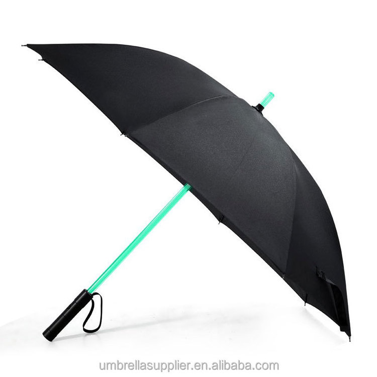 Wholesale high quality custom led umbrella flashlight umbrella with led handle light