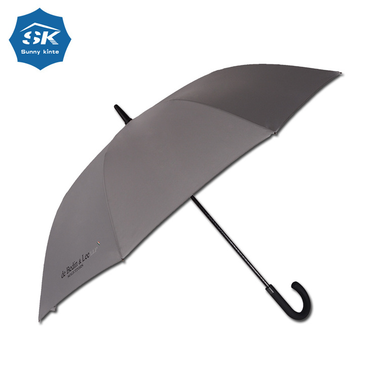 Automatic open brand custom 25Inch x 8 panels straight umbrella with printing logo