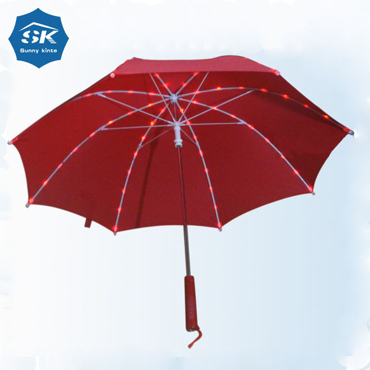 Cool Light LED Flash Umbrella Night Protection Gift Multicolor Umbrellas