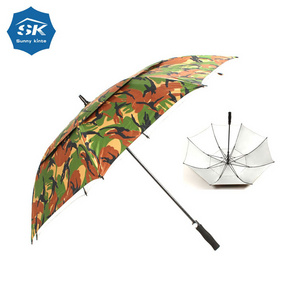 68inch largest golf umbrella windproof camouflage umbrella