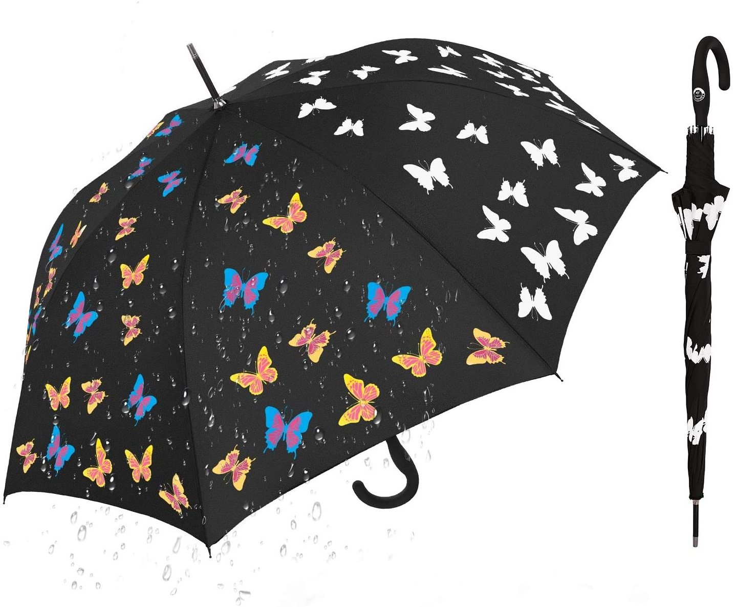 19inch manual open colour changing umbrella kid color changing umbrella kids