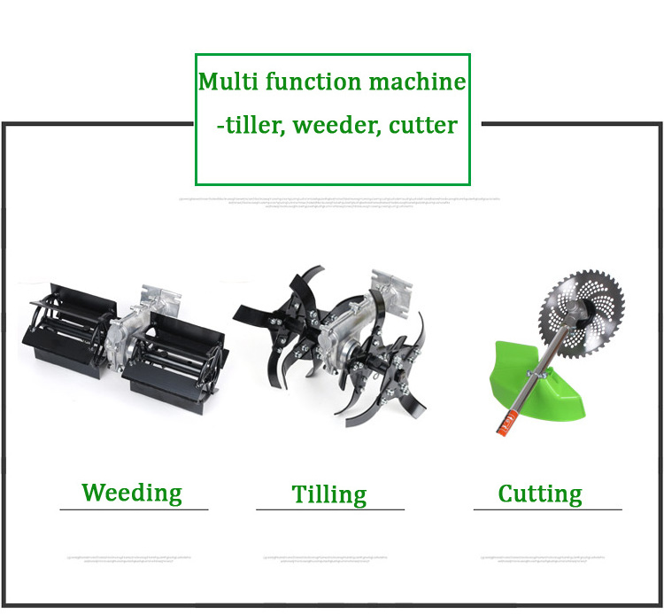 Gas Machine  2 Stroke 52cc Tilling Weeding  Hand Push Brush Cutter