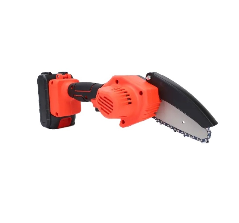 UM New 4 Inch 24V Mini Electric Saw Chainsaw high quality Cordless Power Chain Saws Wood Cutters with Parts Mini Chainsaw Will