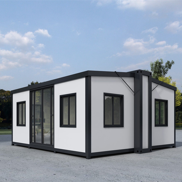 Extended Foldable Prefab Container Homes Foldable Container Transportable House Folding Living Prefab Expandable Cabin