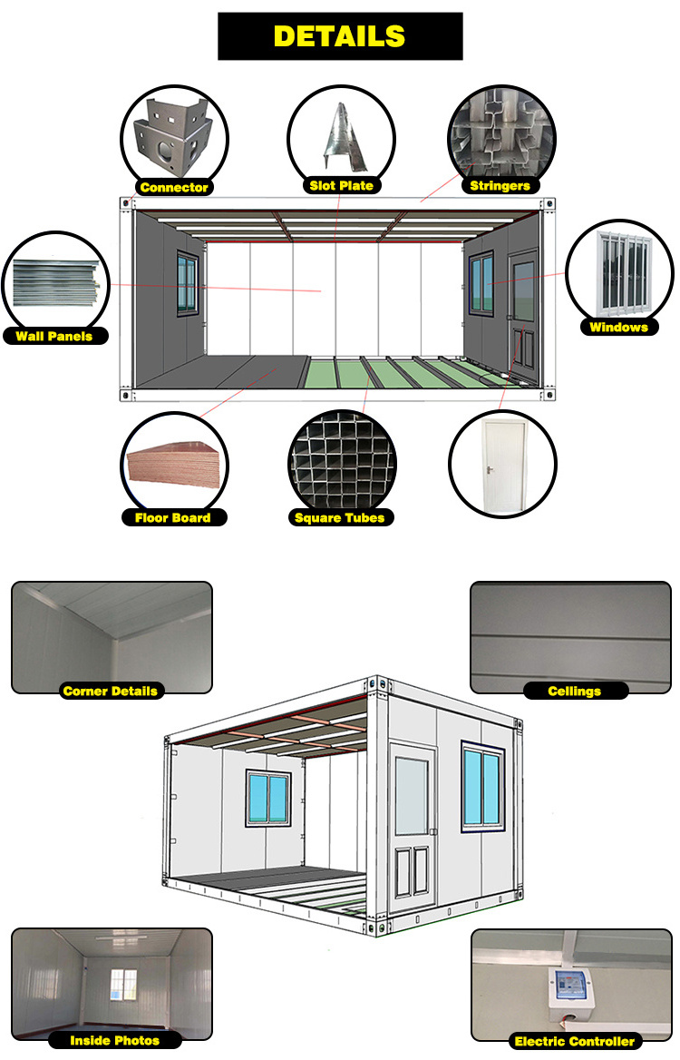 Modular Modern Casas Contenedores Para Hoteles Container Mauritius Insulated Prefab House For Cold Climate