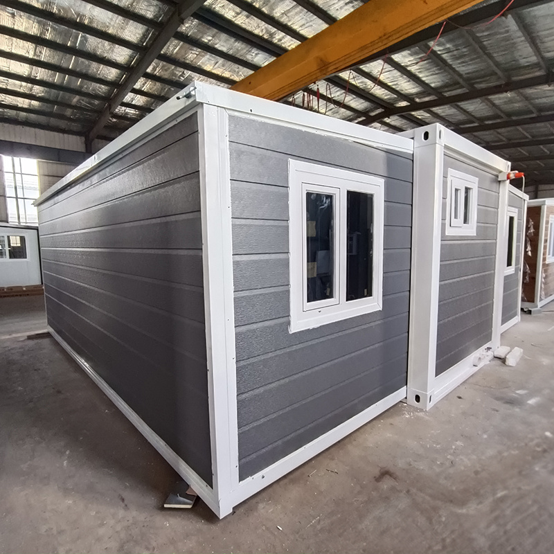 Shipping Modern 40 Ft 2 Bedroom Foldable Prefabricated Container Home Floor Plan With Bathroom Tiny Home