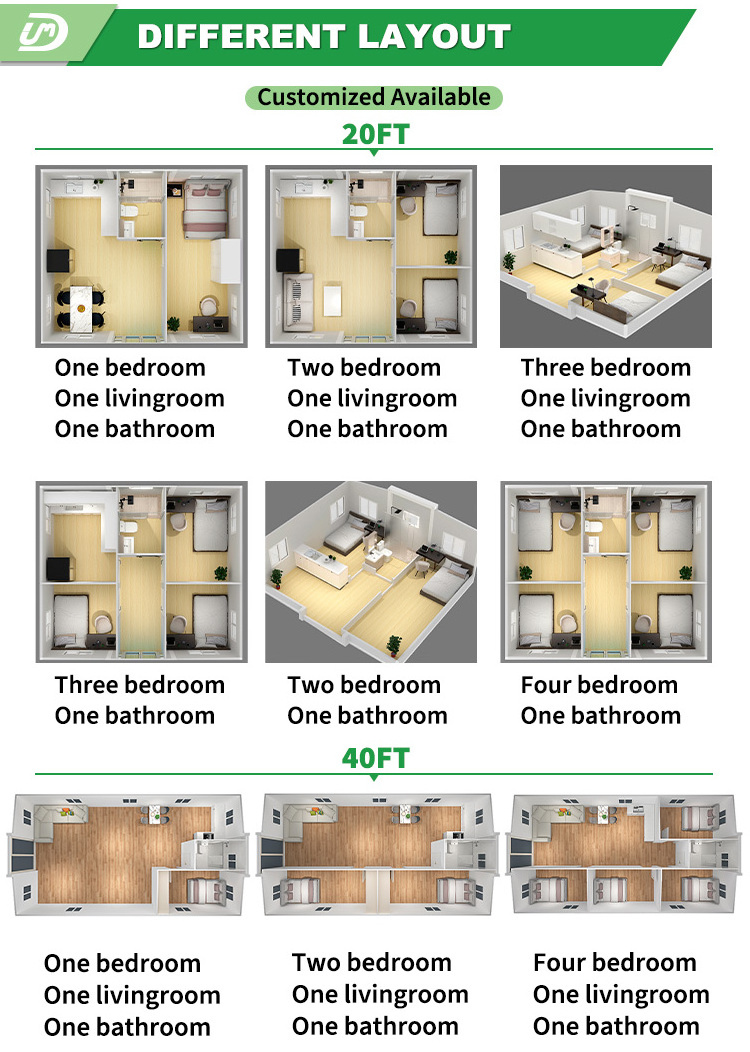 Extended Foldable Prefab Container Homes Foldable Container Transportable House Folding Living Prefab Expandable Cabin