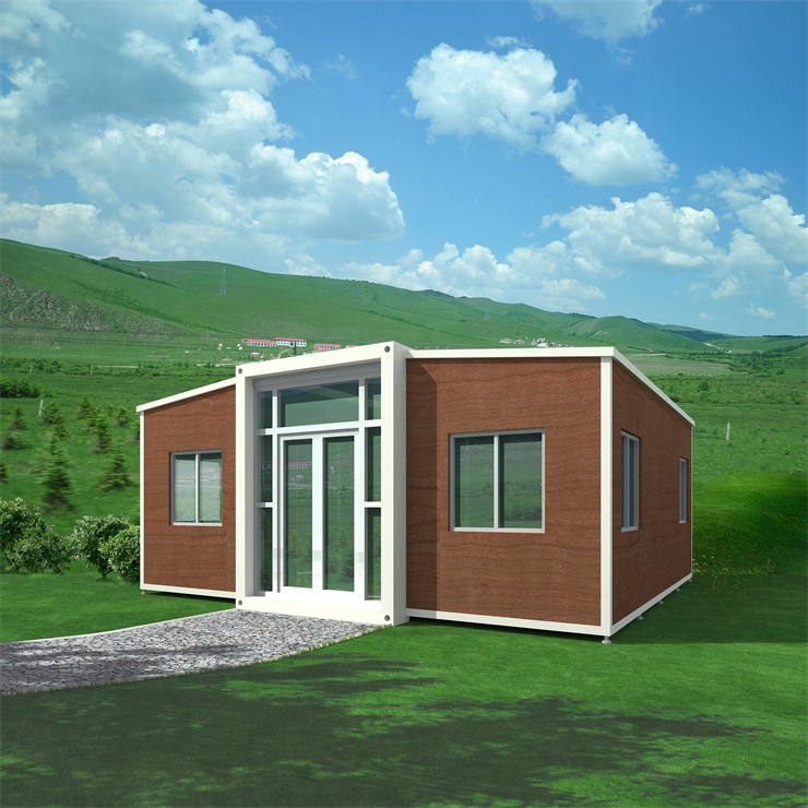 Extended Foldable Prefab Container Homes Foldable Container Transportable House Folding Living Prefab Expandable Cabin