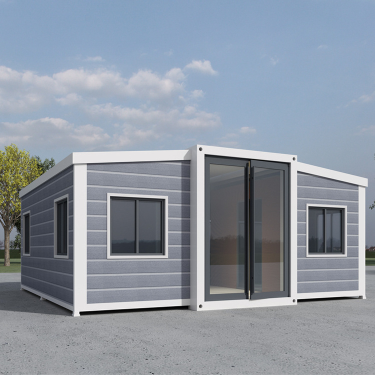 Extended Foldable Prefab Container Homes Foldable Container Transportable House Folding Living Prefab Expandable Cabin