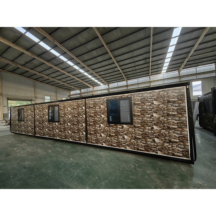 Luxurious Portable Prefabricated Ready To Ship Modular Expandable House 40 Foot Container With 3 Bedroom Apartment