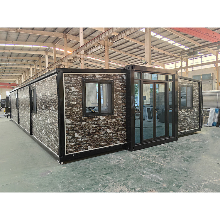 Luxurious Portable Prefabricated Ready To Ship Modular Expandable House 40 Foot Container With 3 Bedroom Apartment