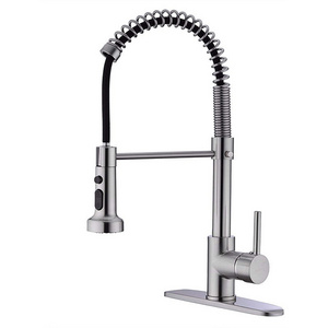 Popular Modern Design Stainless Steel Pull Down Kitchen Sink Faucets Pull Out Spring Kitchen Faucets