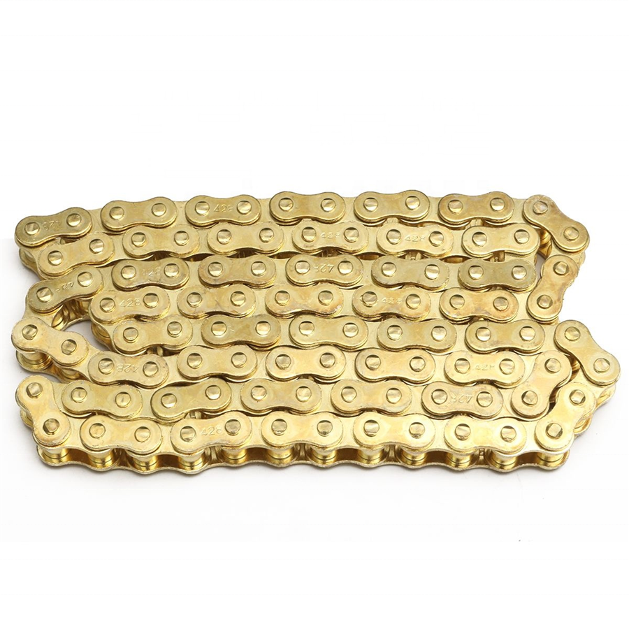 high quality O ring chain 428H-112L motorcycle chain set