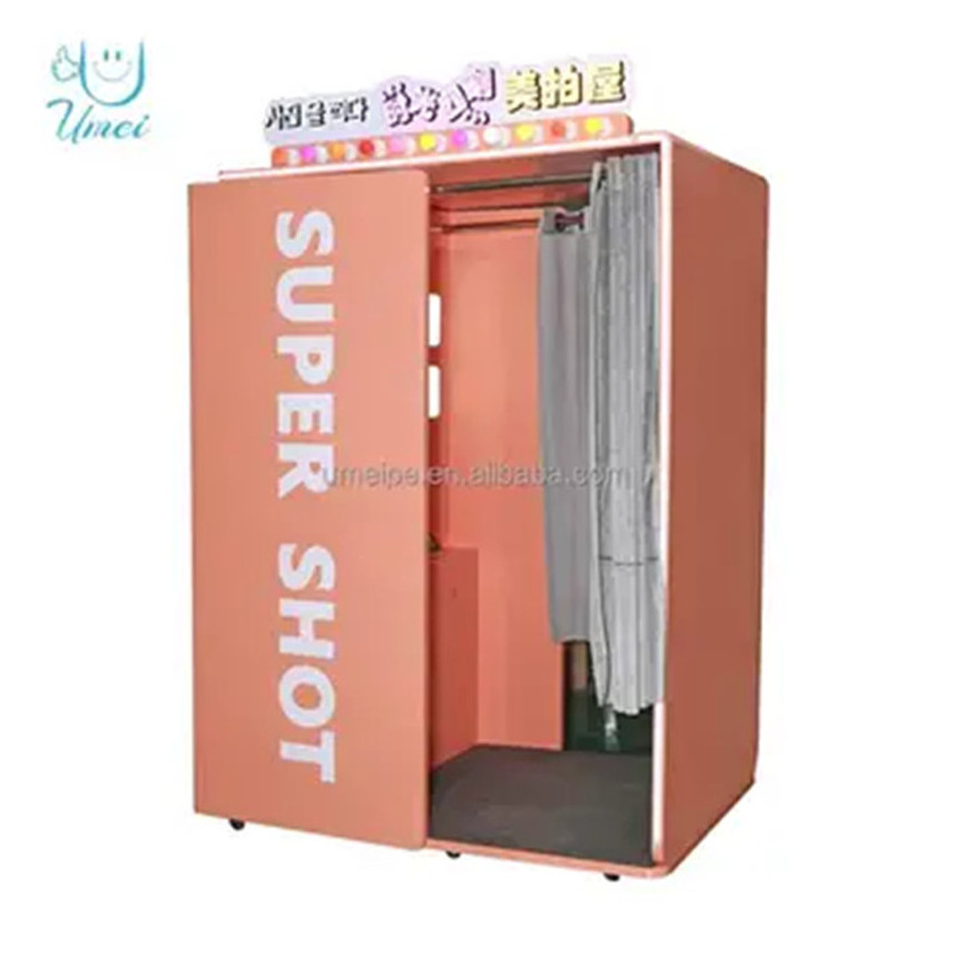 Professional Photo Booth, Self service coin Operated Photo Booth Photo Booth With Printer