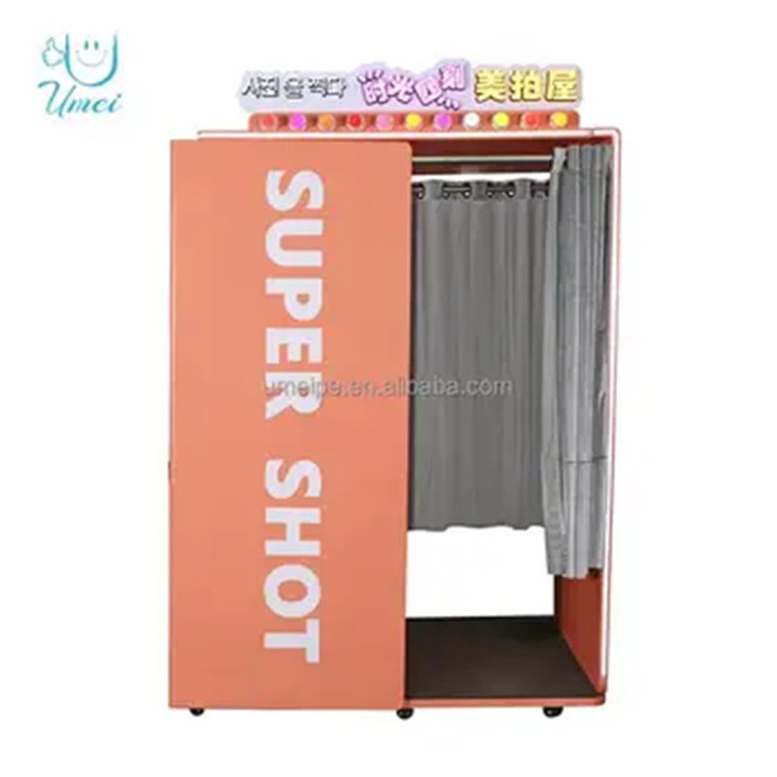 Professional Photo Booth, Self service coin Operated Photo Booth Photo Booth With Printer