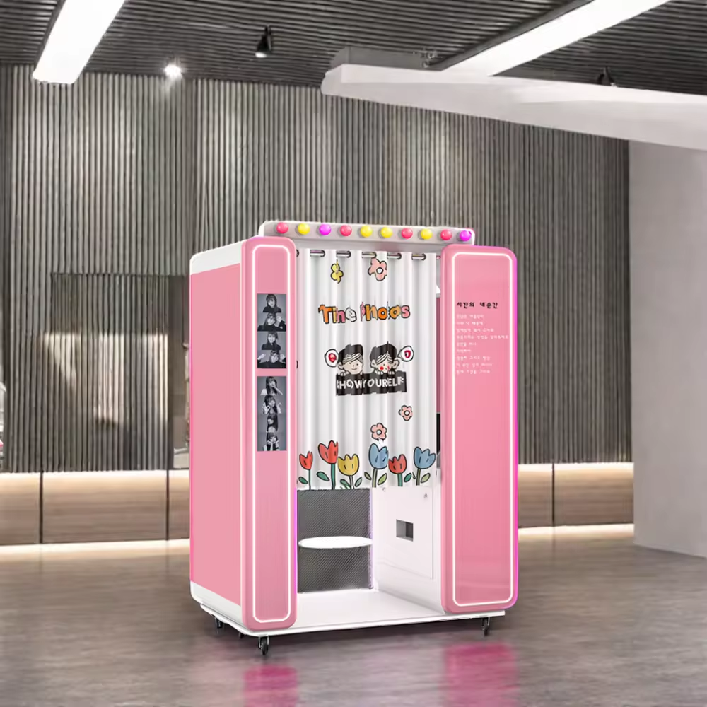 Multiple Styles Styles Vending Machine SLR Compatible Photo Booth Printer Kiosk