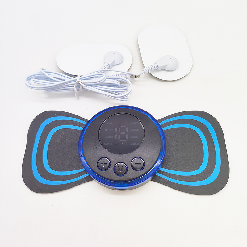 Portable Mini Electric Neck Therapy Pain Massage Mat 3 In 1 EMS Mini Electric Massager With Remote Control