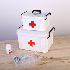 Pill Box Medication Large Cute Pharmacy Box Medicine Storage Travel First Aid Box Medical