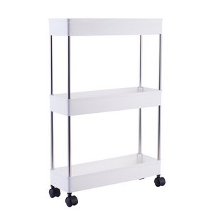 Hot Slim Storage Shelf Cart Removable Mobile Shelving Rolling Utility Rack Trolley Narrow Space Storage Organizer