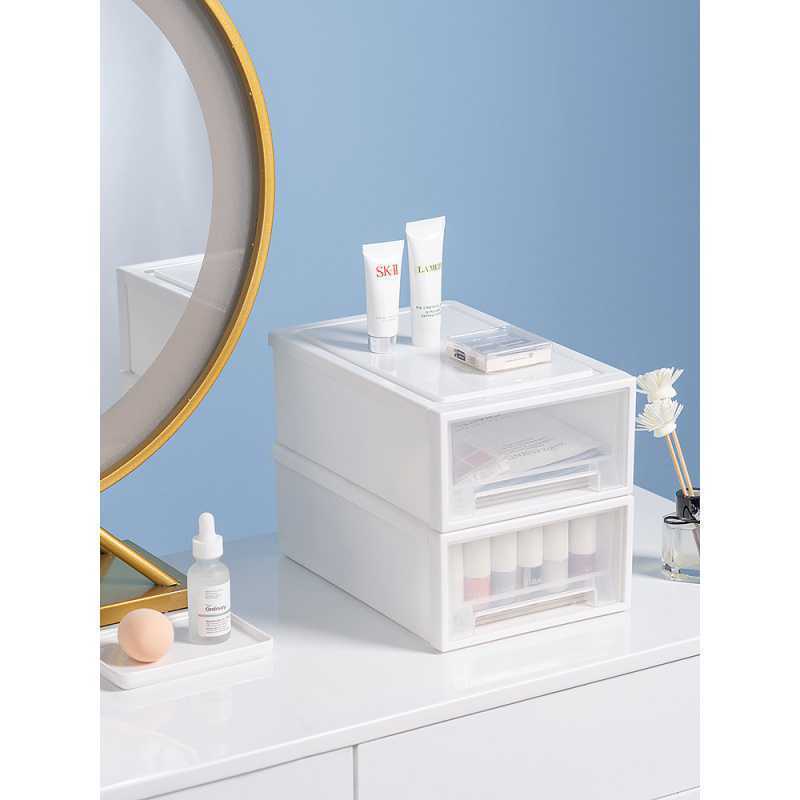 Plastic Storage Drawers Organizer Front Opening Closet Drawers Stackable Organization Drawers For Bedroom