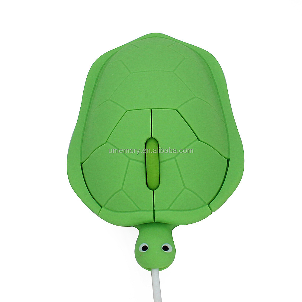 Umemory Funny Turtle Wired Optical Mouse Animal Styles Computer Mouse in Different Shapes