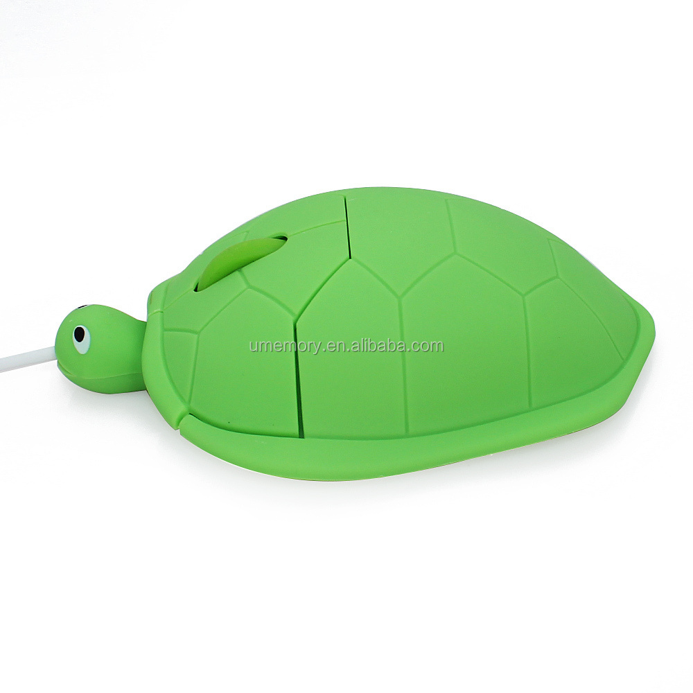 Umemory Funny Turtle Wired Optical Mouse Animal Styles Computer Mouse in Different Shapes