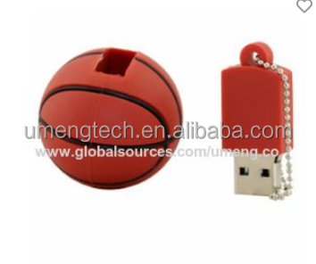 Sport series PVC basketball usb pen drives stick usb drives/usb key 512gb/disposable usb flash drive