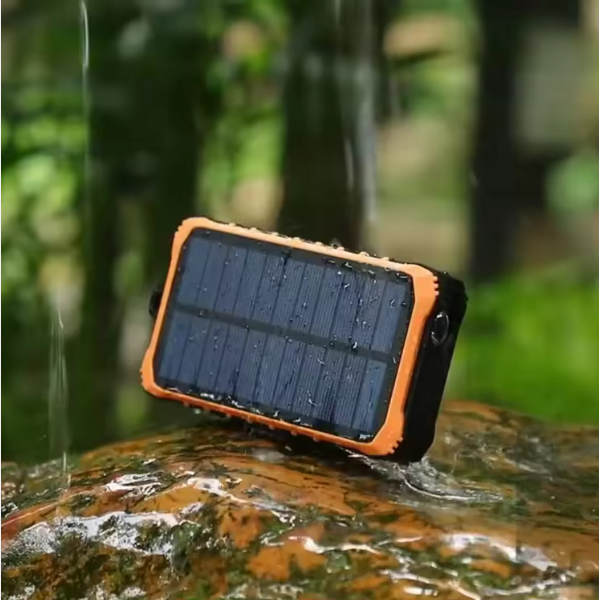 Solar Powered Power Bank Quick Charge Portable Solar Phone Charger Waterproof Solar Battery Pack For Phone