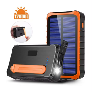 Solar Powered Power Bank Quick Charge Portable Solar Phone Charger Waterproof Solar Battery Pack For Phone