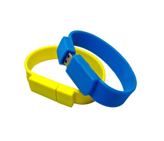 USB 2.0 Flash Drives - Portable Multi-Coloured Value 2 GB Pen Drive Data Storage - Wrist Bracelet Pendrives