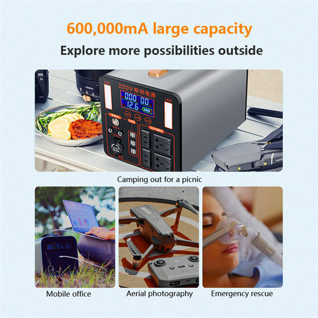 1000 Watts Portable Power Station 960 Charging Power Bank Station Outdoor 220v Power Station Desk