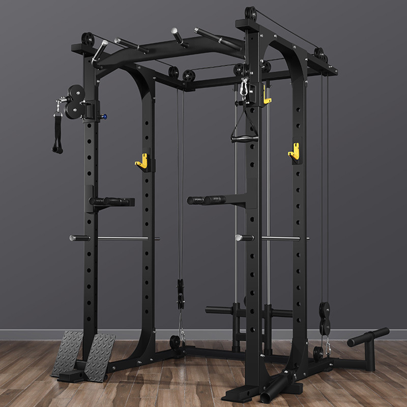 Factory Wholesale Universal Fitness Equipment Multifunctional Weightlifting Fitness Exercise Home Fitness Home Gym Smith Machine