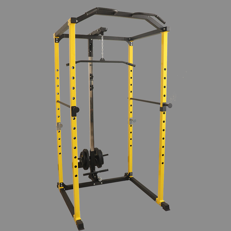 HOT SELLING Squat Rack Station Durable Chin Up Pull Up Workout Cable Pull Smith Machine Home Gym Fitness Equipment