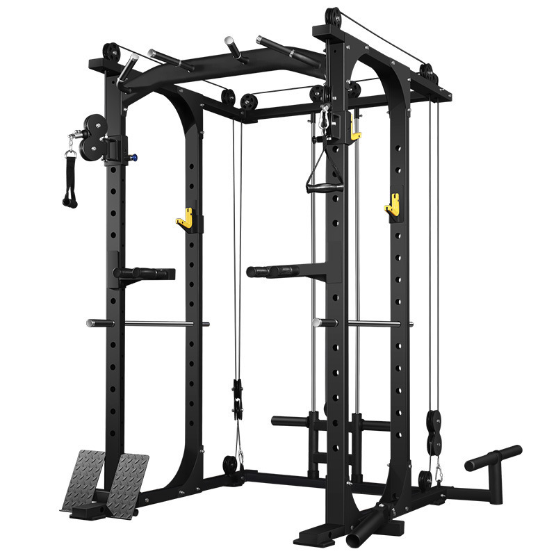 Factory Wholesale Universal Fitness Equipment Multifunctional Weightlifting Fitness Exercise Home Fitness Home Gym Smith Machine