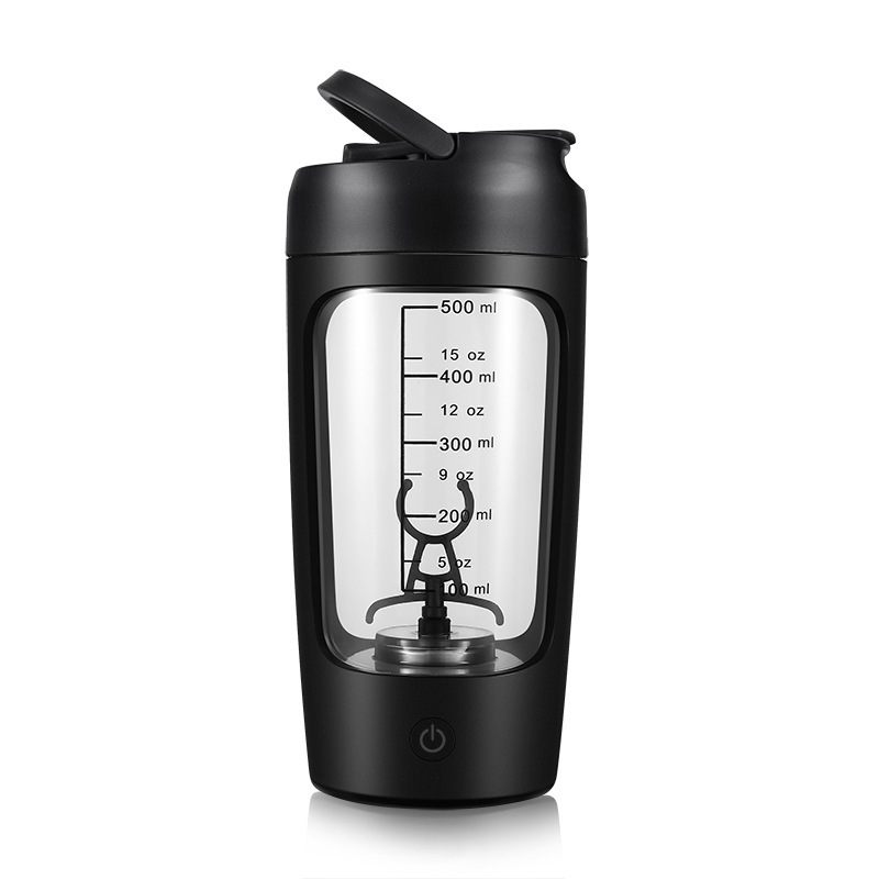 Custom Logo  650ML Workout Blender Protein Shaker Bottle High Quality Fitness Gym Electric Shaker Bottle