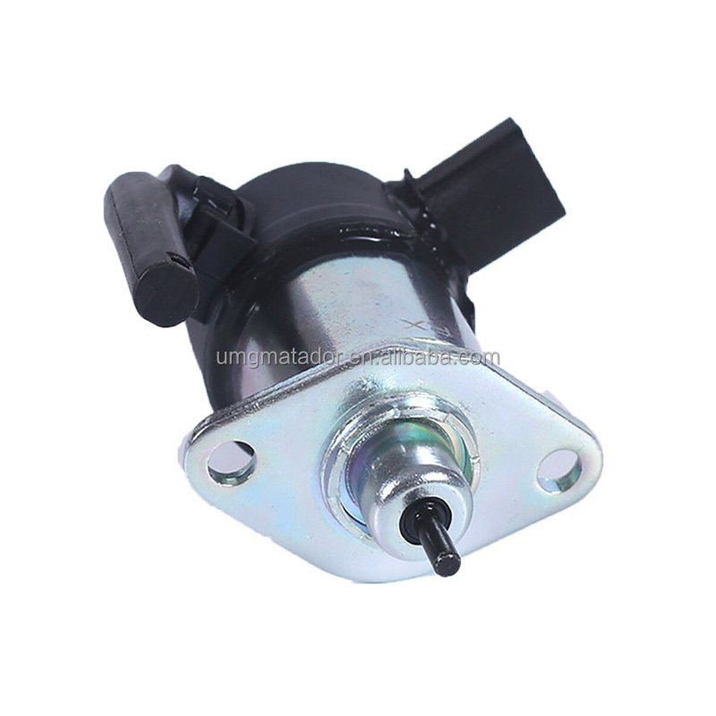 Construction Machine Engine Fuel Cut-off Stop Solenoid 1C010-60015 for Kubota V3300 V3600