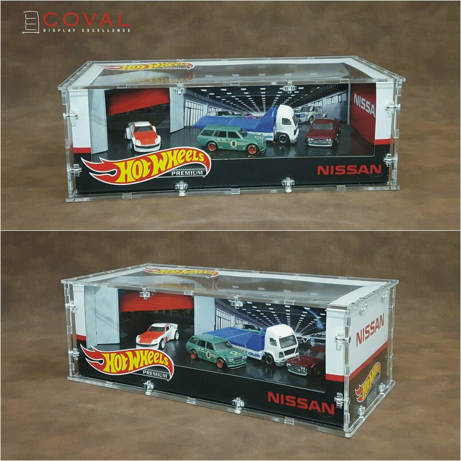 Acrylic Display Case Hot Wheels for Small Premium Diorama Box Set