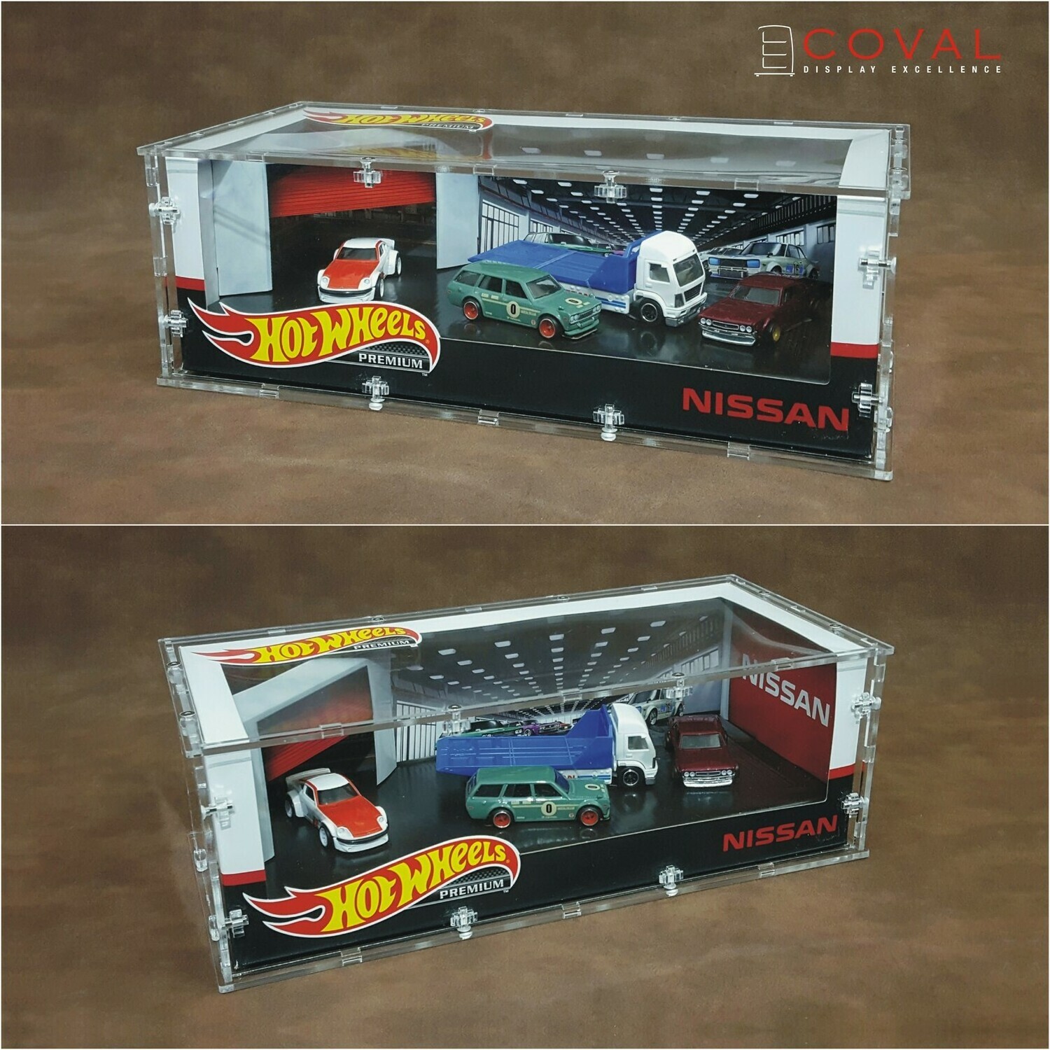 Acrylic Display Case Hot Wheels for Small Premium Diorama Box Set