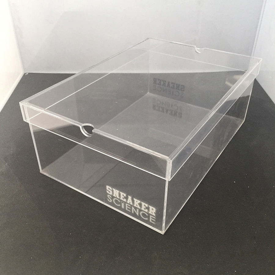 custom transparent acrylic nike shoe box