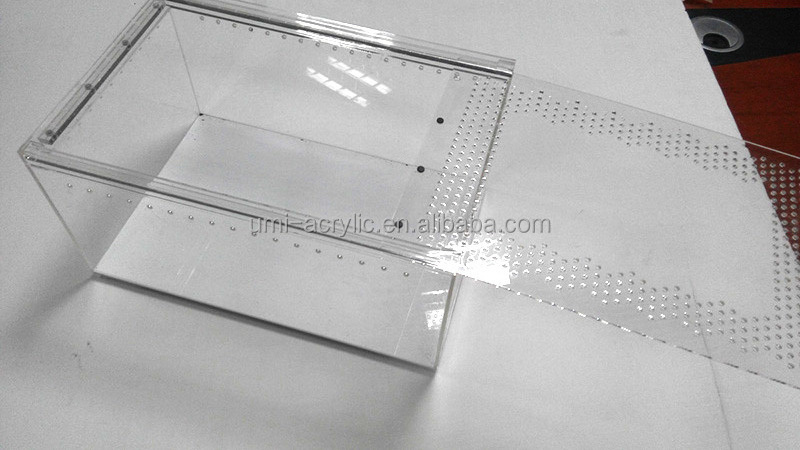 wholesale clear acrylic reptile terrarium snake display case