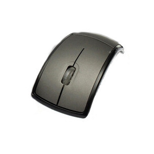 Rubber Computer Mouse Foldable Arc Optical Folding Wireless Mouse