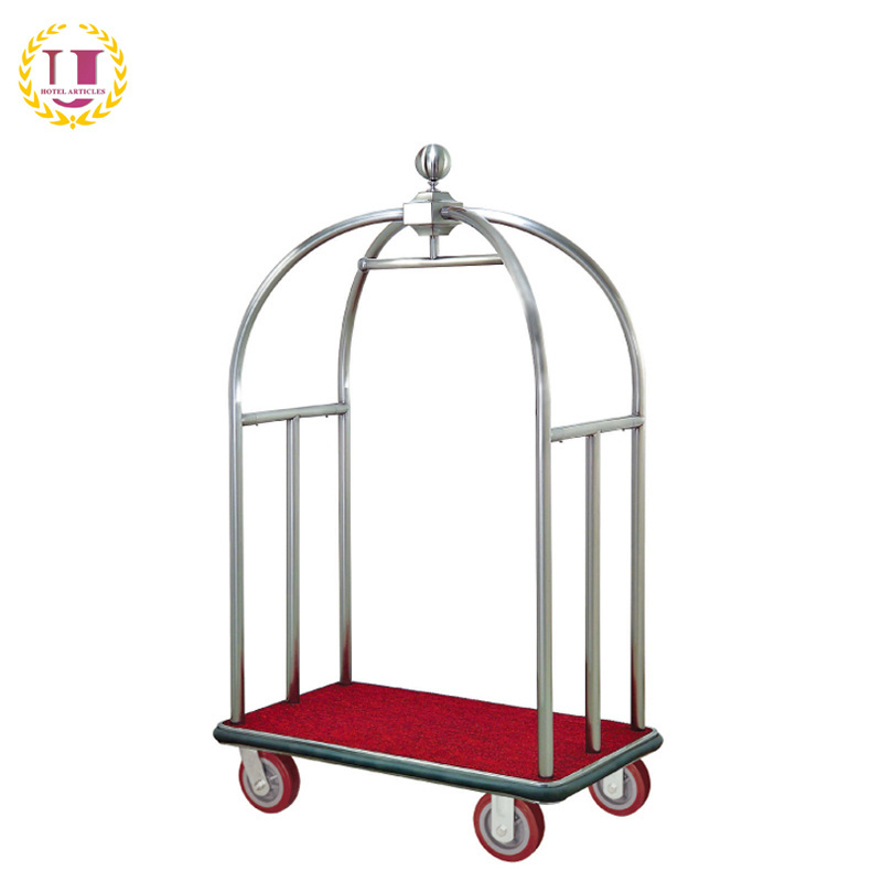 Hotel Concierge Birdcage Trolley Luggage Cart