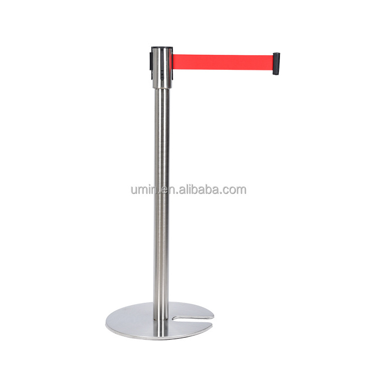 Stackable Stainless Steel Queue Barrier/ Stand/ Pole