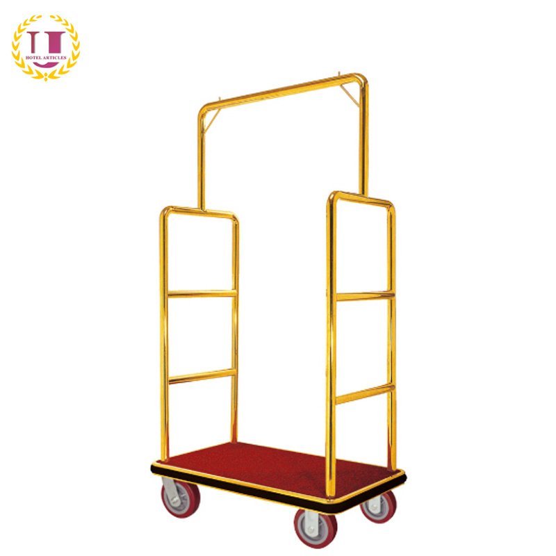 Commercial Hotel Bellhop Luggage Cart