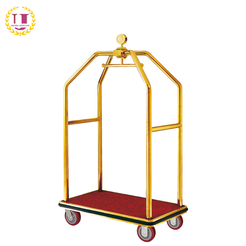 Commercial Hotel Bellhop Luggage Cart