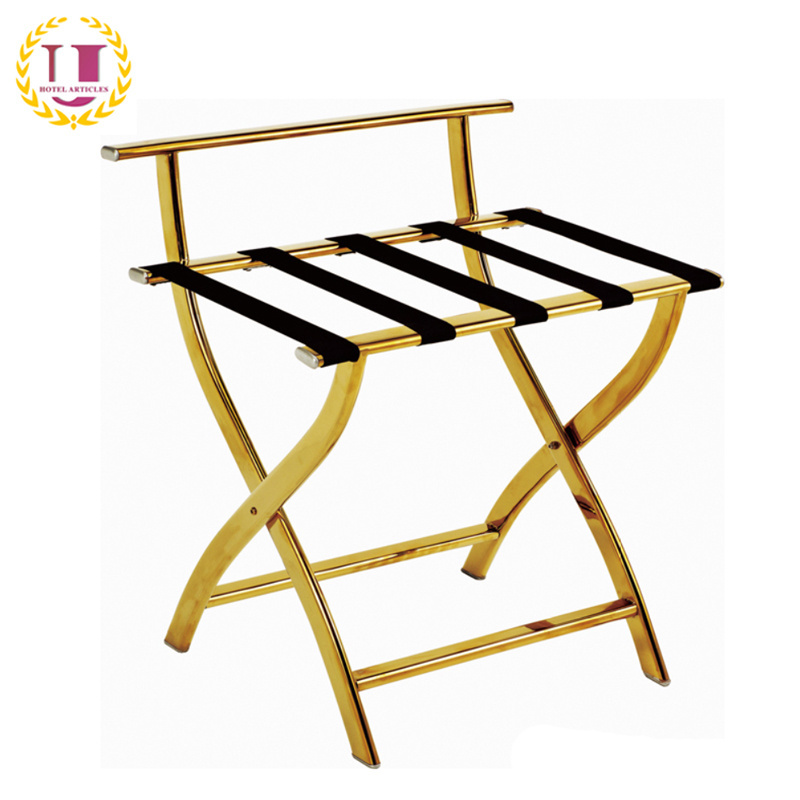 Hotel Room Stainless Steel Folding Baggage Luggage Rack